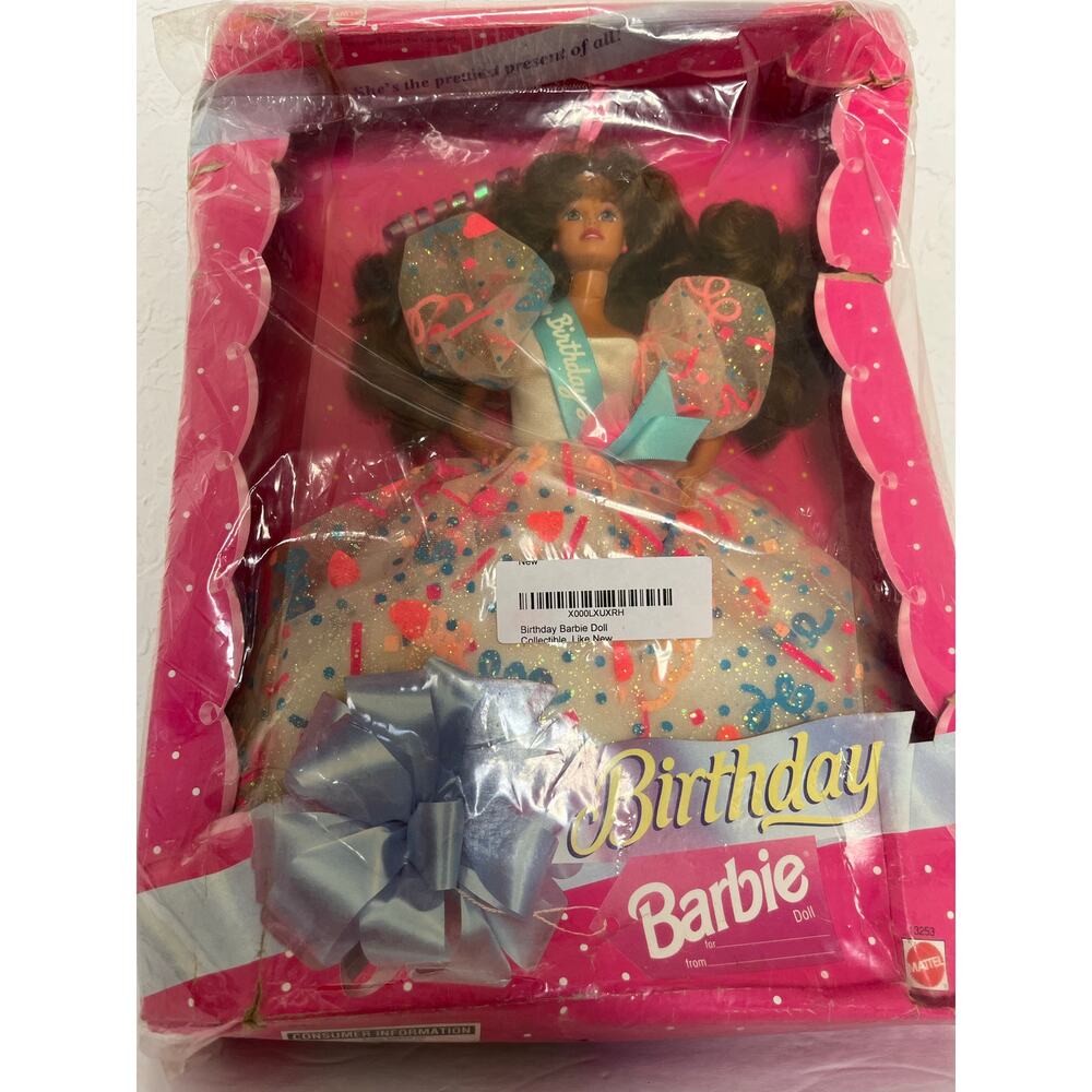 VTG 1994 Prettiest Present of all Barbie Birthday Doll Mattel #13253 NRFB - Picture 2 of 12